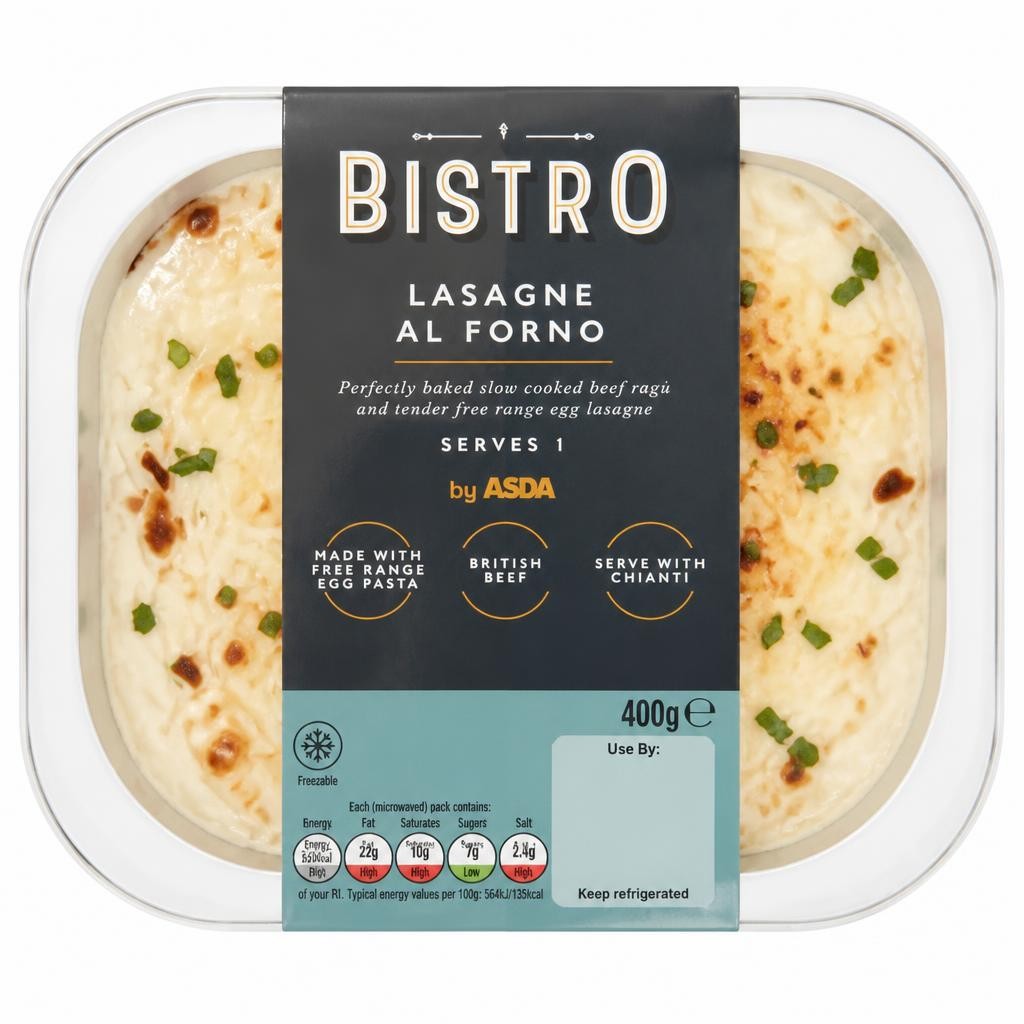 Bistro by ASDA Lasagne Al Forno 400g