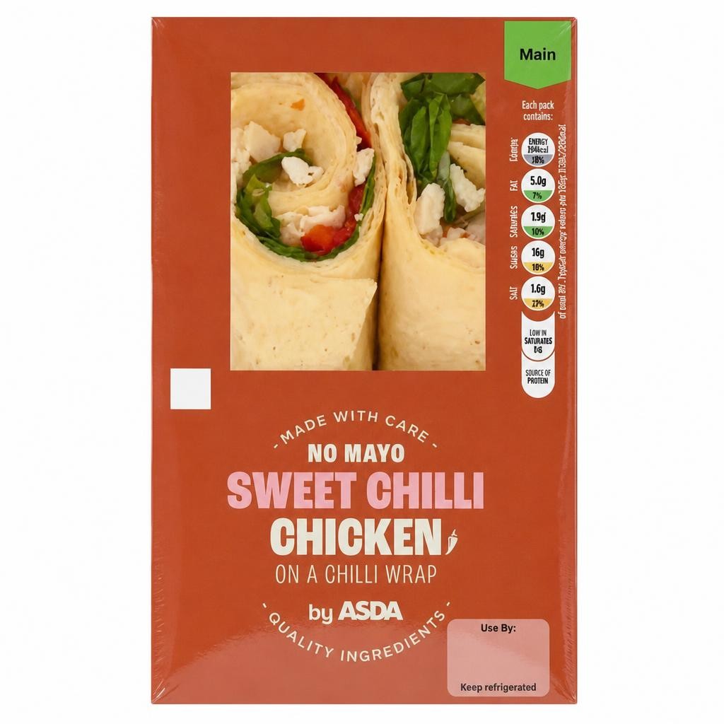 ASDA Sweet Chilli Chicken Wrap
