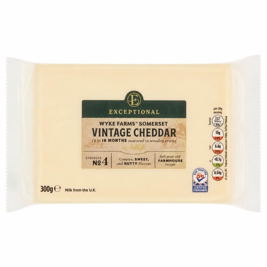 Exceptional by ASDA Wyke Farms Somerset Vintage Cheddar 300g