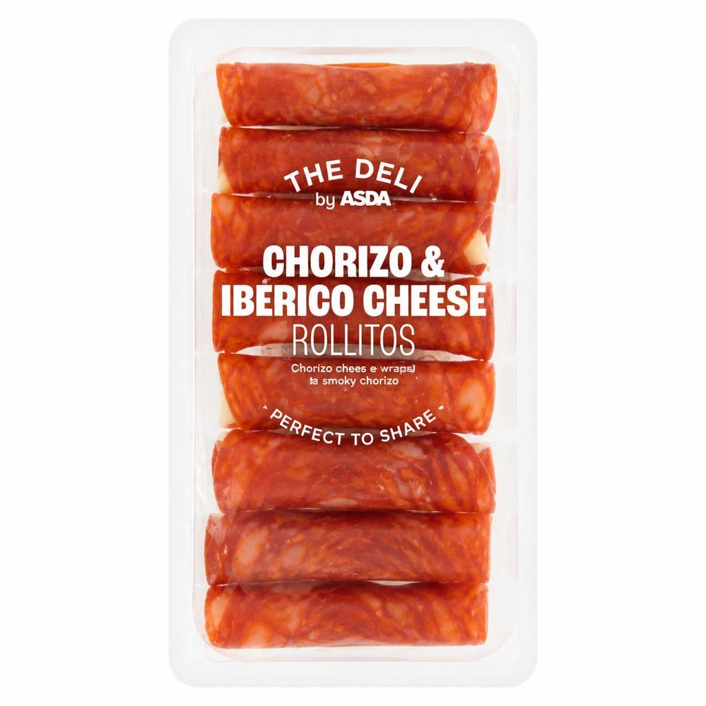 ASDA The Deli Chorizo & Ibérico Cheese Rollitos 88g