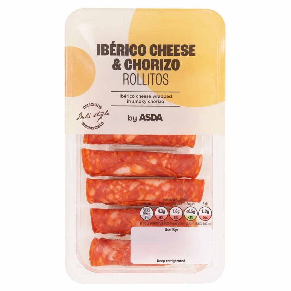 ASDA Iberico Cheese & Chorizo Rollitos 88g