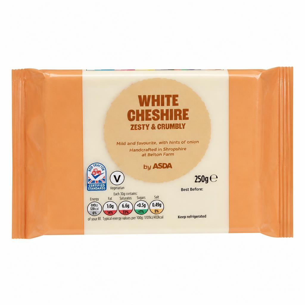 ASDA White Cheshire 250g