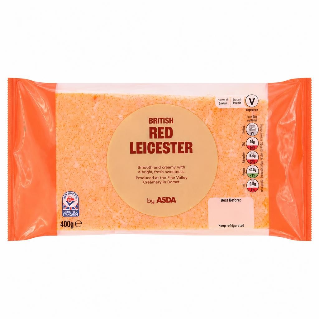 ASDA British Red Leicester 400g