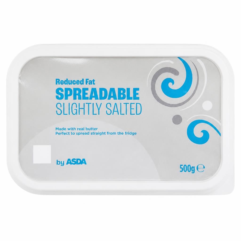 ASDA Reduced Fat Spreadable Slightly Salted 500g