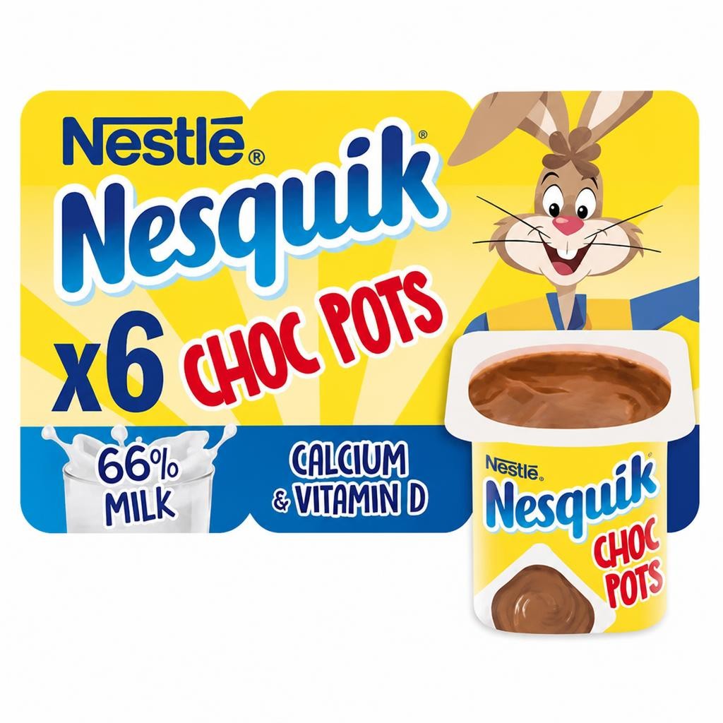 Nesquik Choc Pots 6 x 55g (330g)