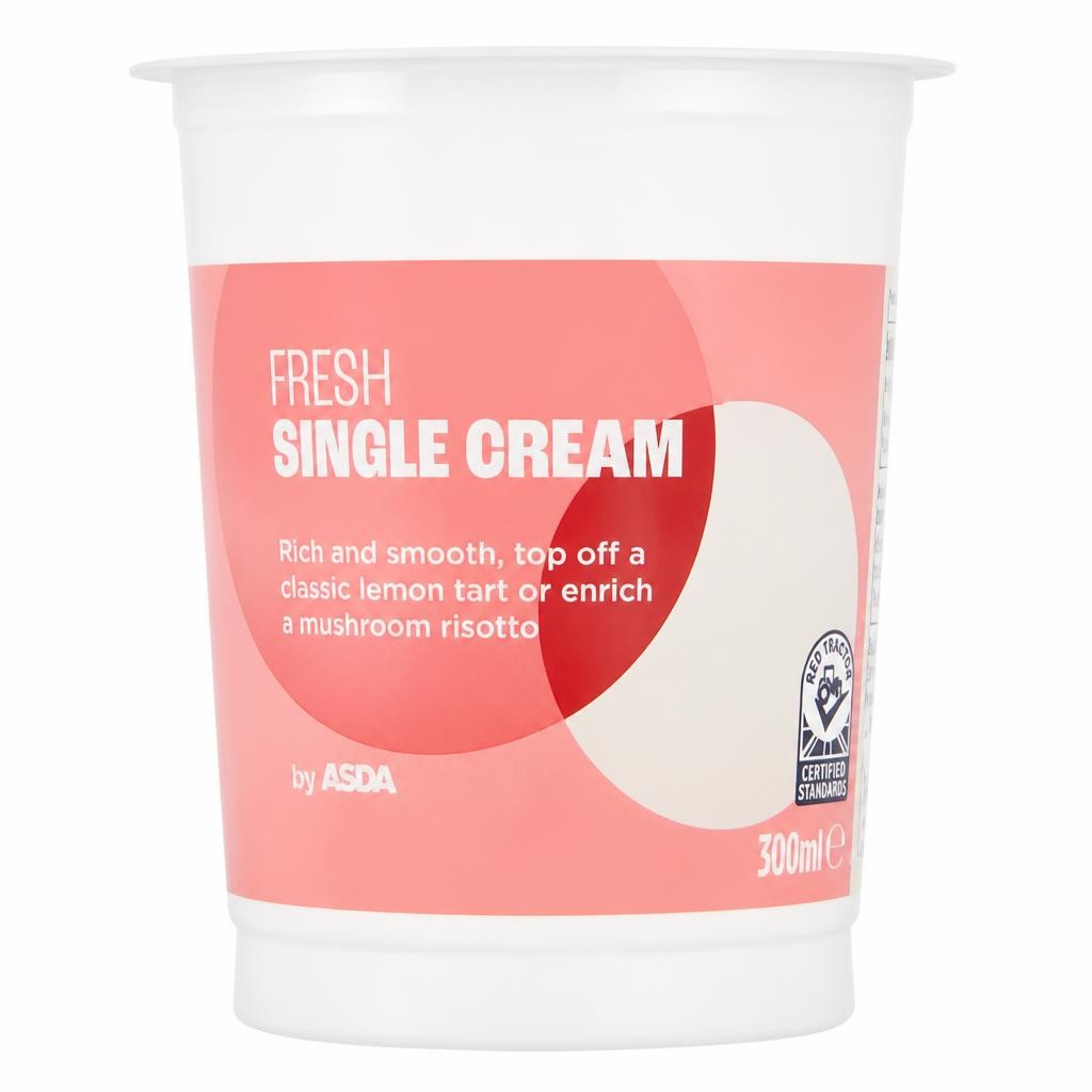 ASDA Fresh Single Cream 300ml