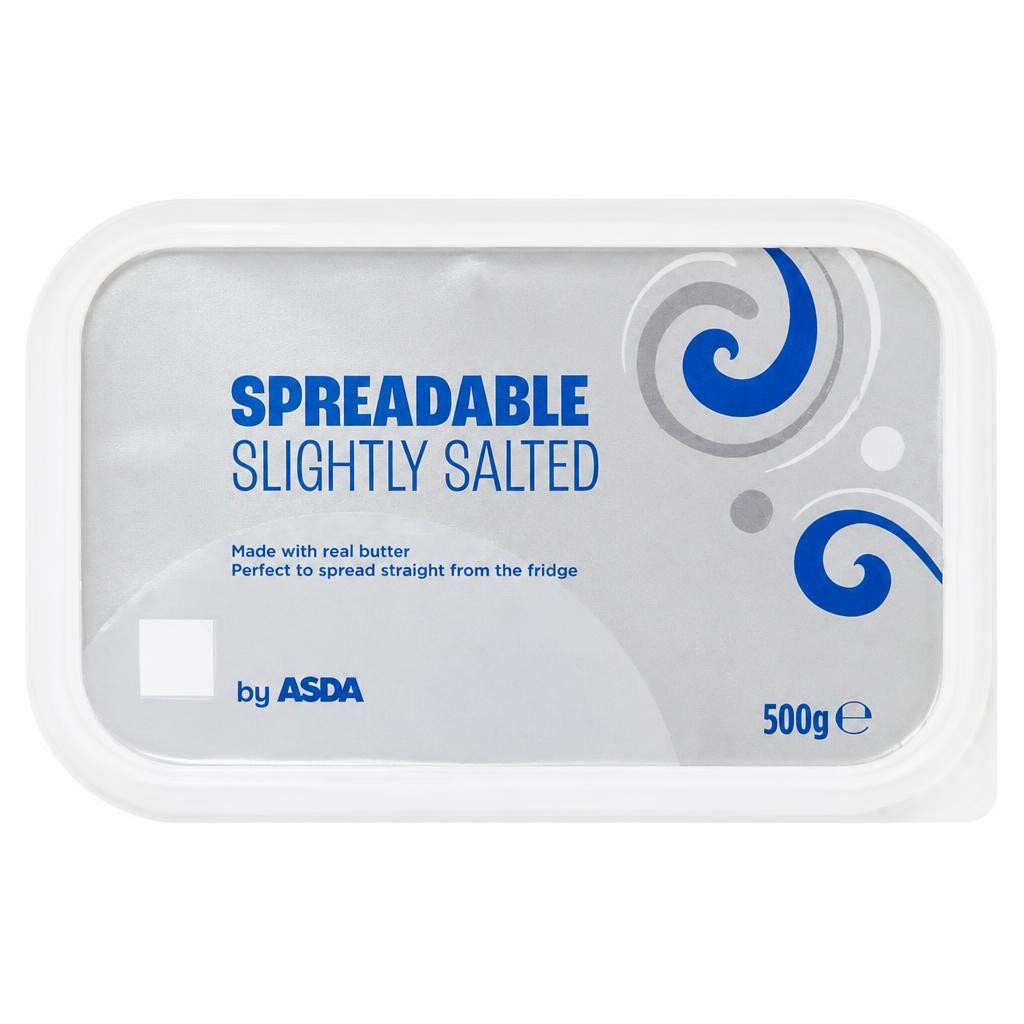 ASDA Spreadable Slightly Salted 500g