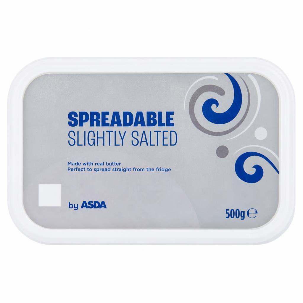 ASDA Spreadable Slightly Salted 500g
