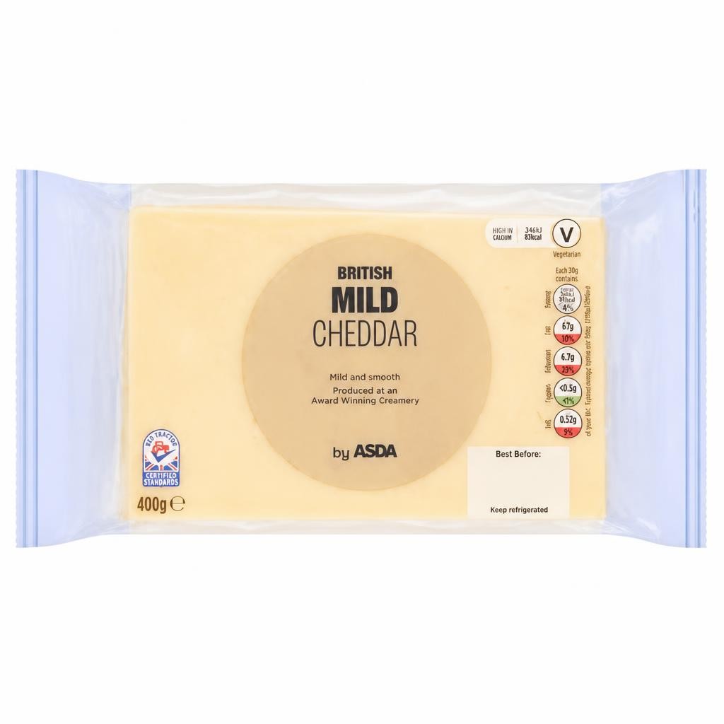 ASDA British Mild Cheddar 400g