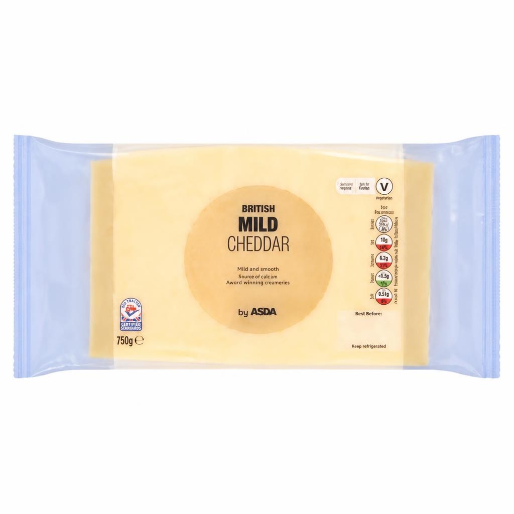 ASDA Mild British Cheddar 750g