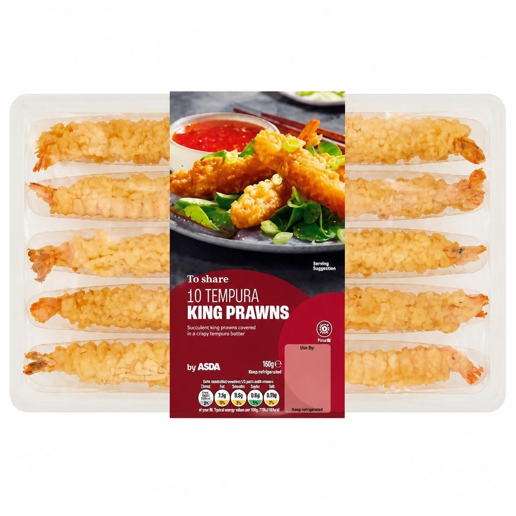 ASDA To Share 10 Tempura King Prawns 150g