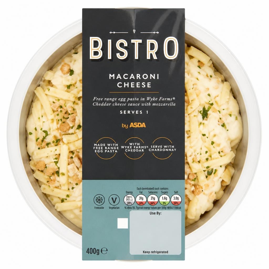 Bistro by ASDA Macaroni Cheese 400g