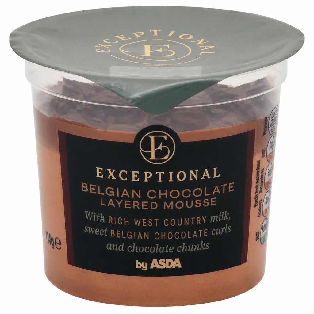 Exceptional by ASDA Belgian Chocolate Layered Mousse 110g