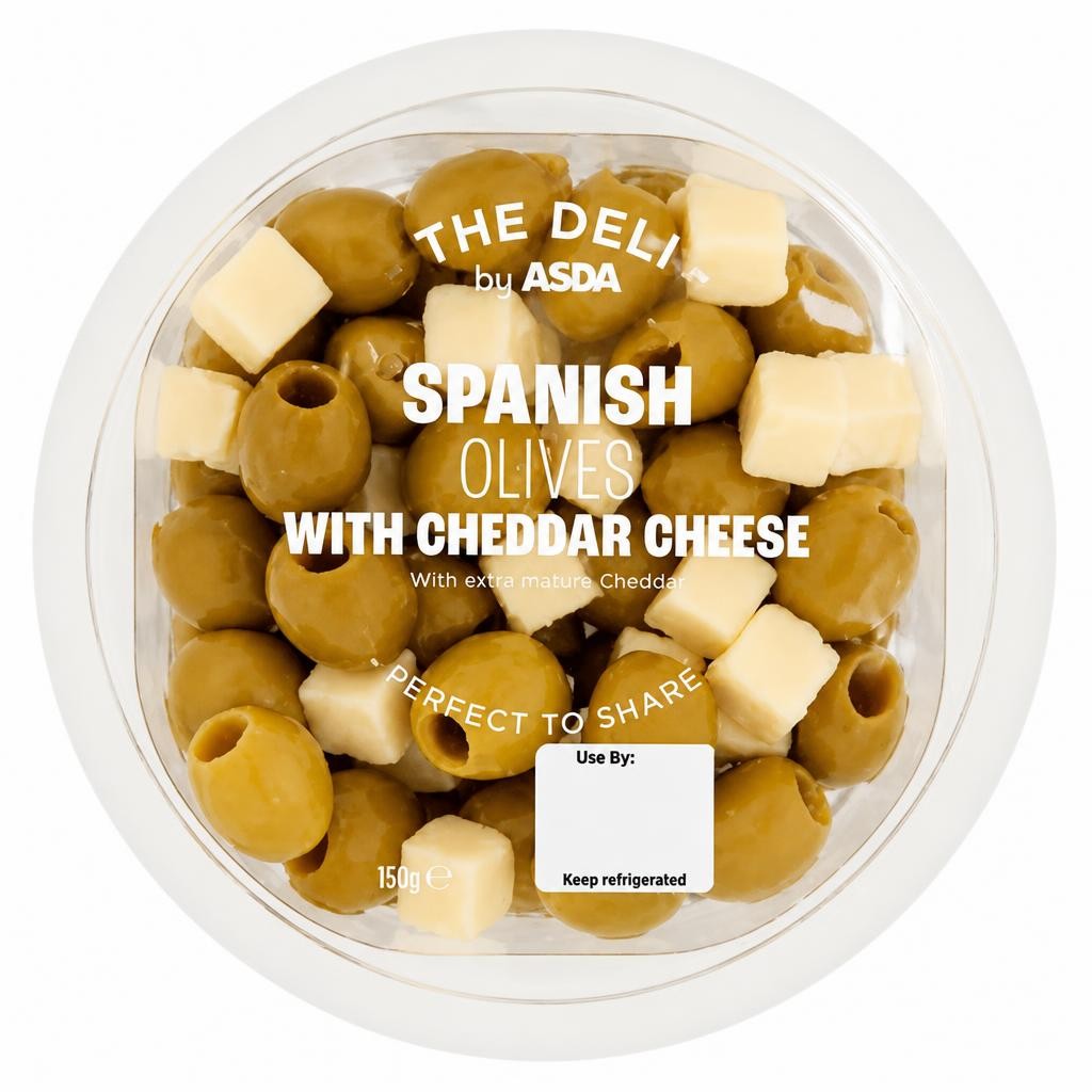 ASDA The Deli by  Spanish Olives with Cheddar Cheese 150g