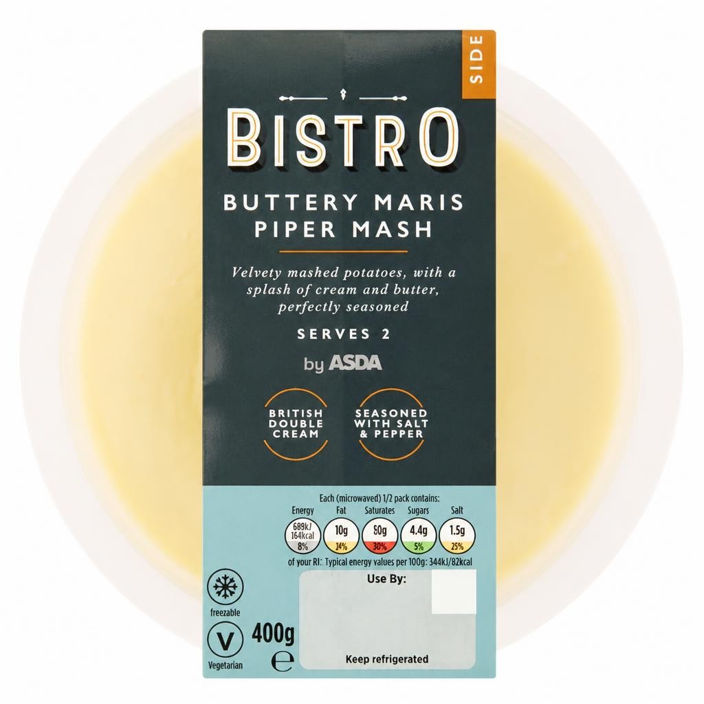 Bistro by ASDA Bistro Buttery Maris Piper Mash 400g