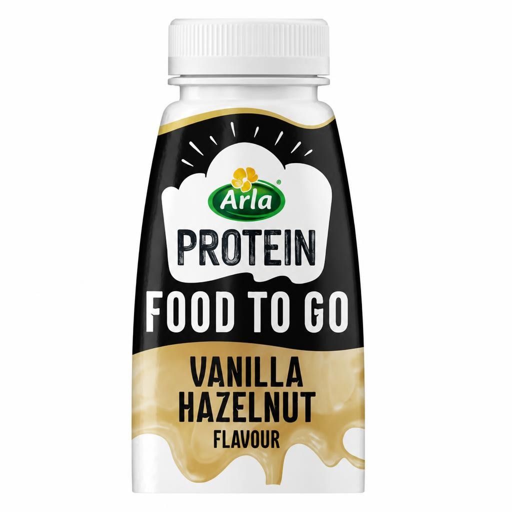 Arla Protein Food To Go Vanilla Hazelnut Flavoured Meal Replacement Shake 500ml