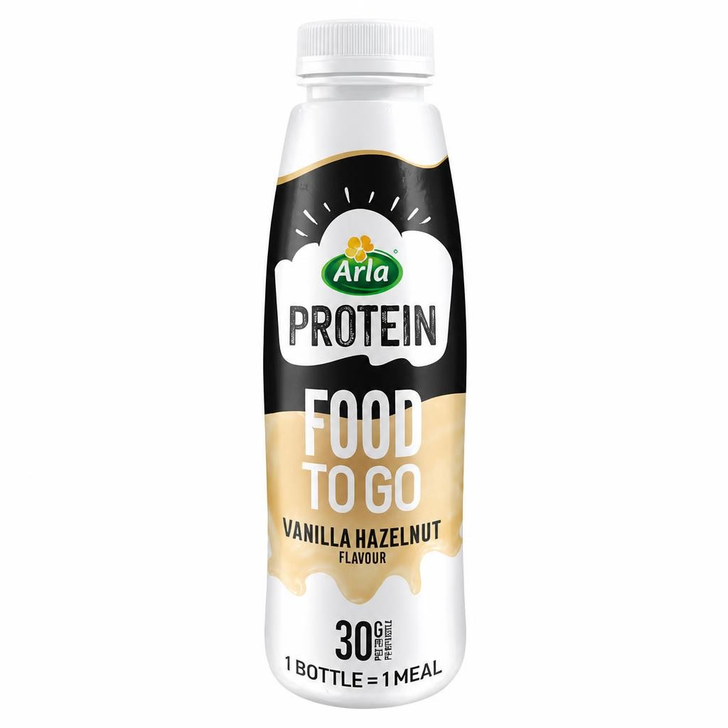 Arla Protein Food To Go Vanilla Hazelnut Flavoured Meal Replacement Shake 500ml