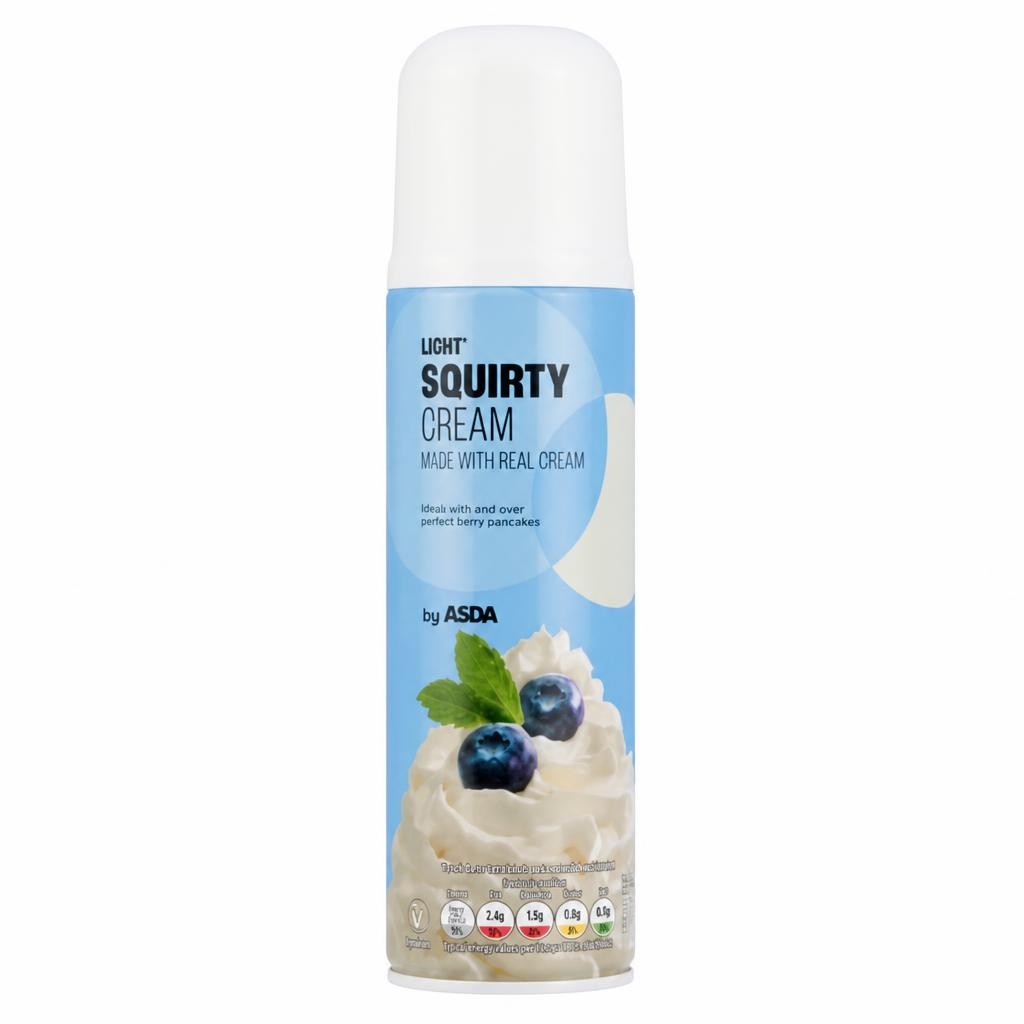 ASDA Light Squirty Cream 250g