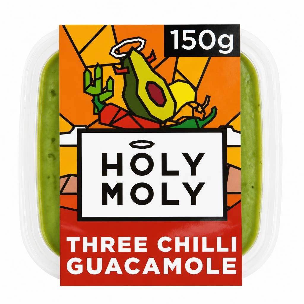 Holy Moly Guacamole Three Chilli 150g