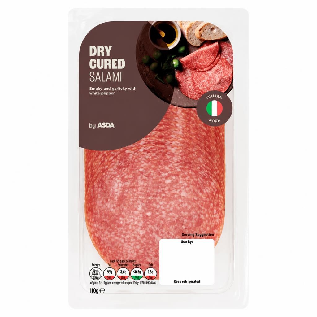 ASDA Dry Cured Salami 110g