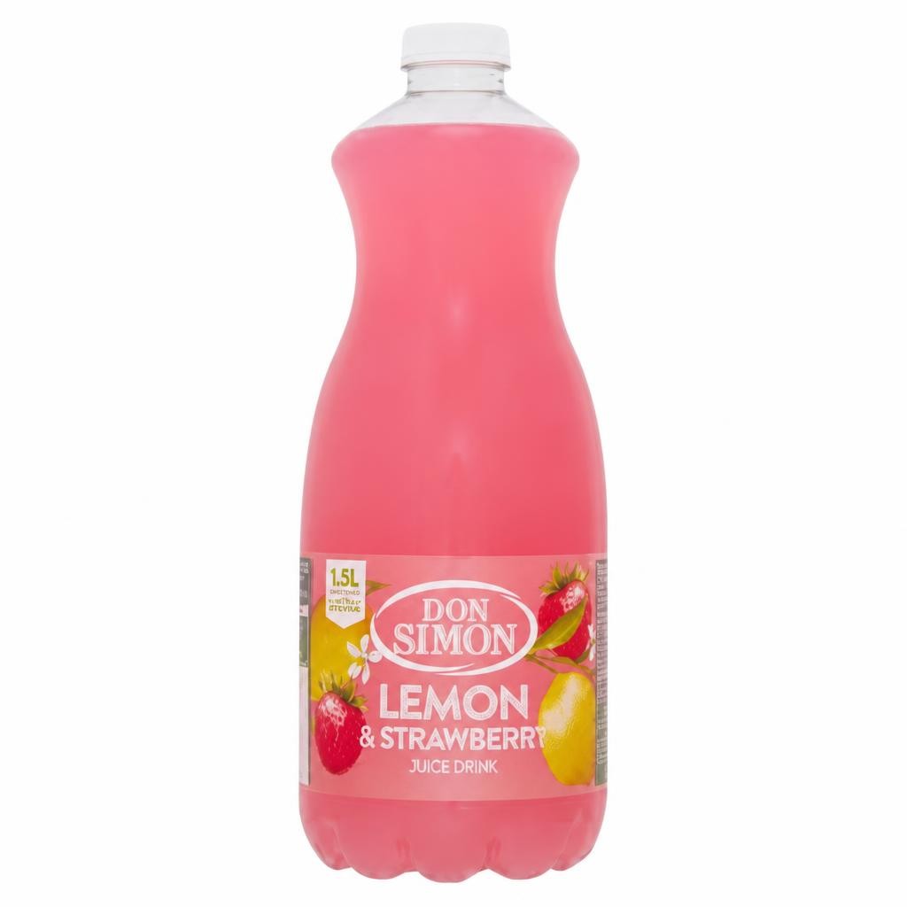 Don Simon Lemon & Strawberry Juice Drink 1.5L