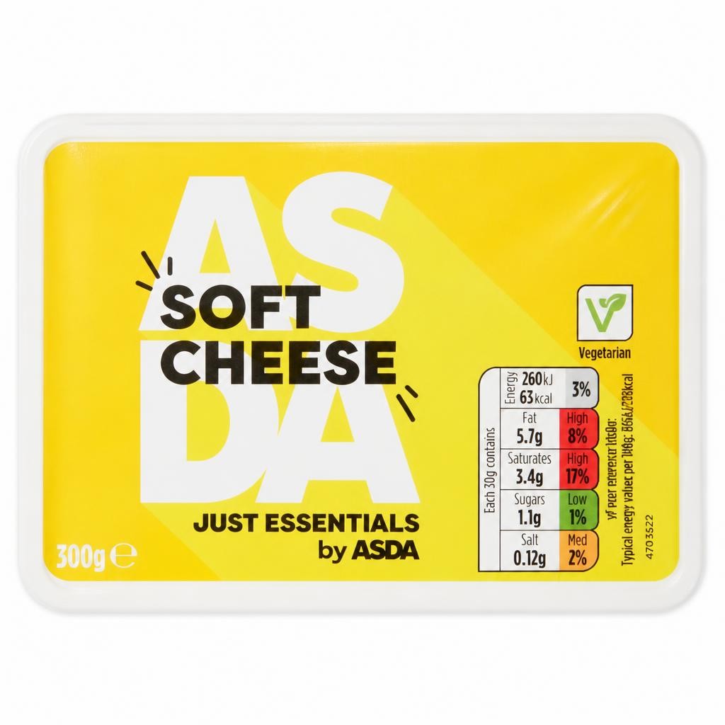 JUST ESSENTIALS by ASDA Soft Cheese 300g