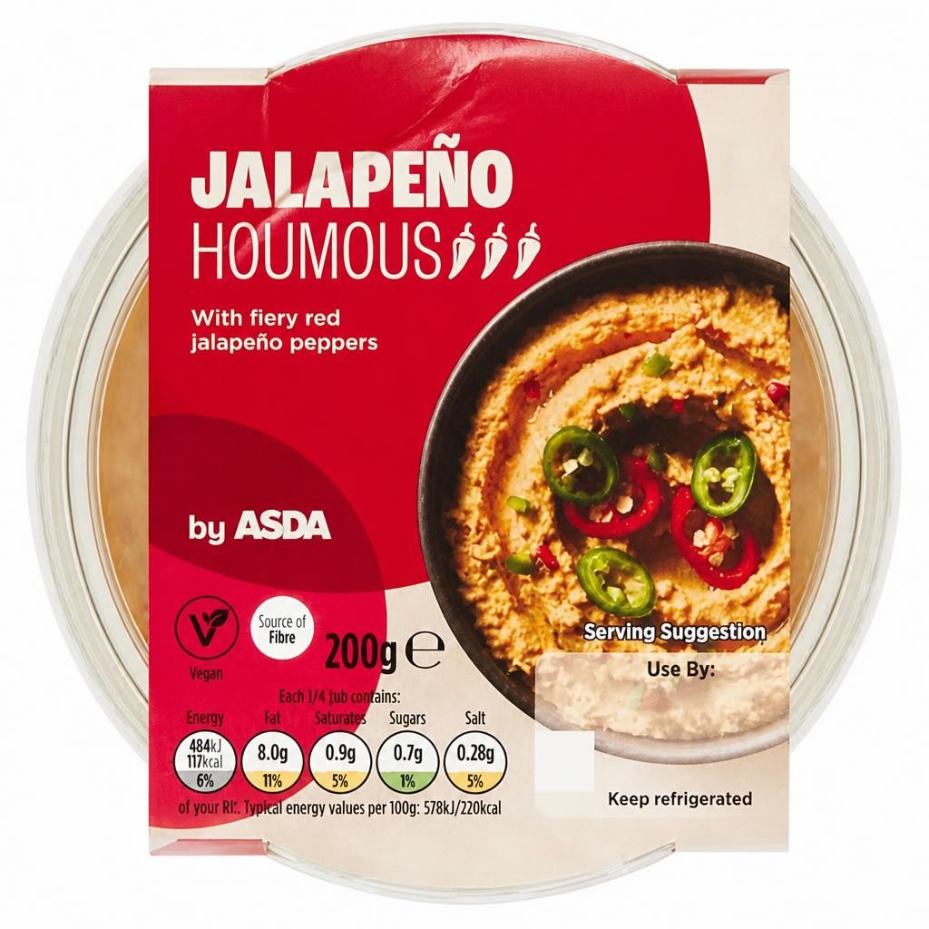 ASDA Jalapeño Houmous 200g