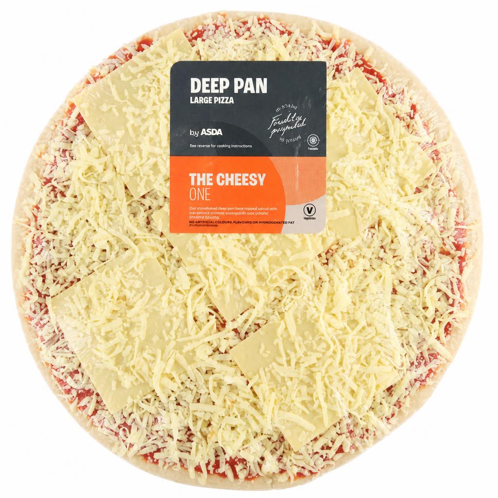 ASDA The Cheesy One Large Deep Pan Pizza 831g