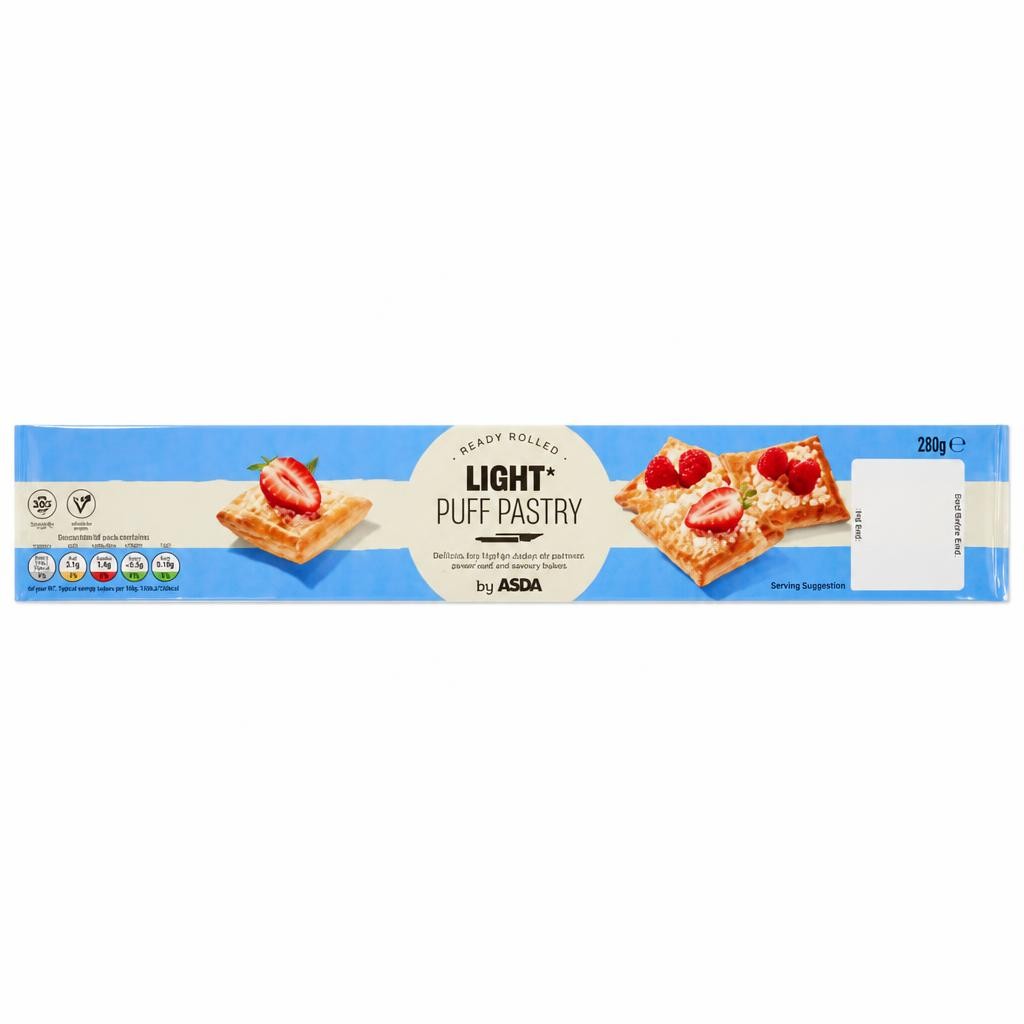 ASDA Ready Rolled Light Puff Pastry 320g