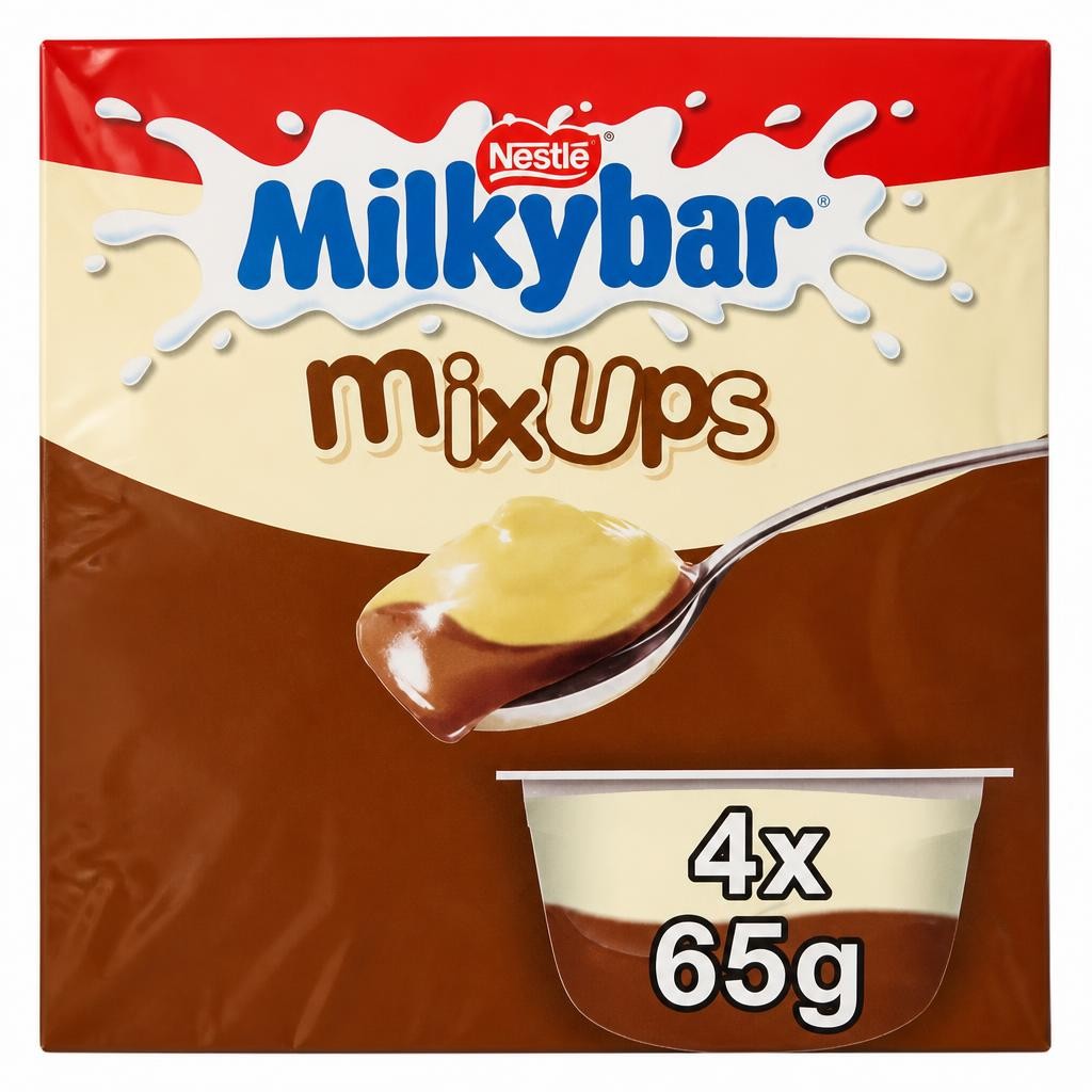 Milkybar Mixups White & Milk Chocolate Dessert 4 x 65g