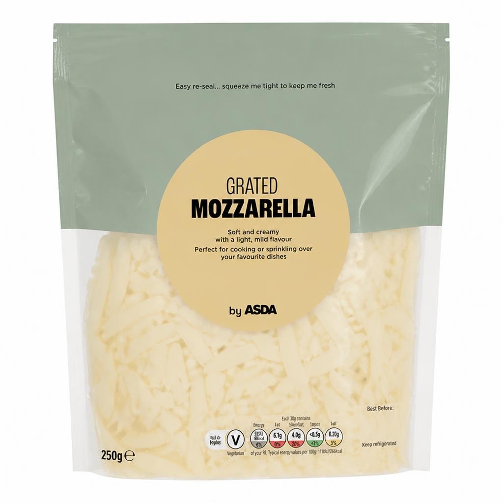 ASDA Grated Mozzarella 250g