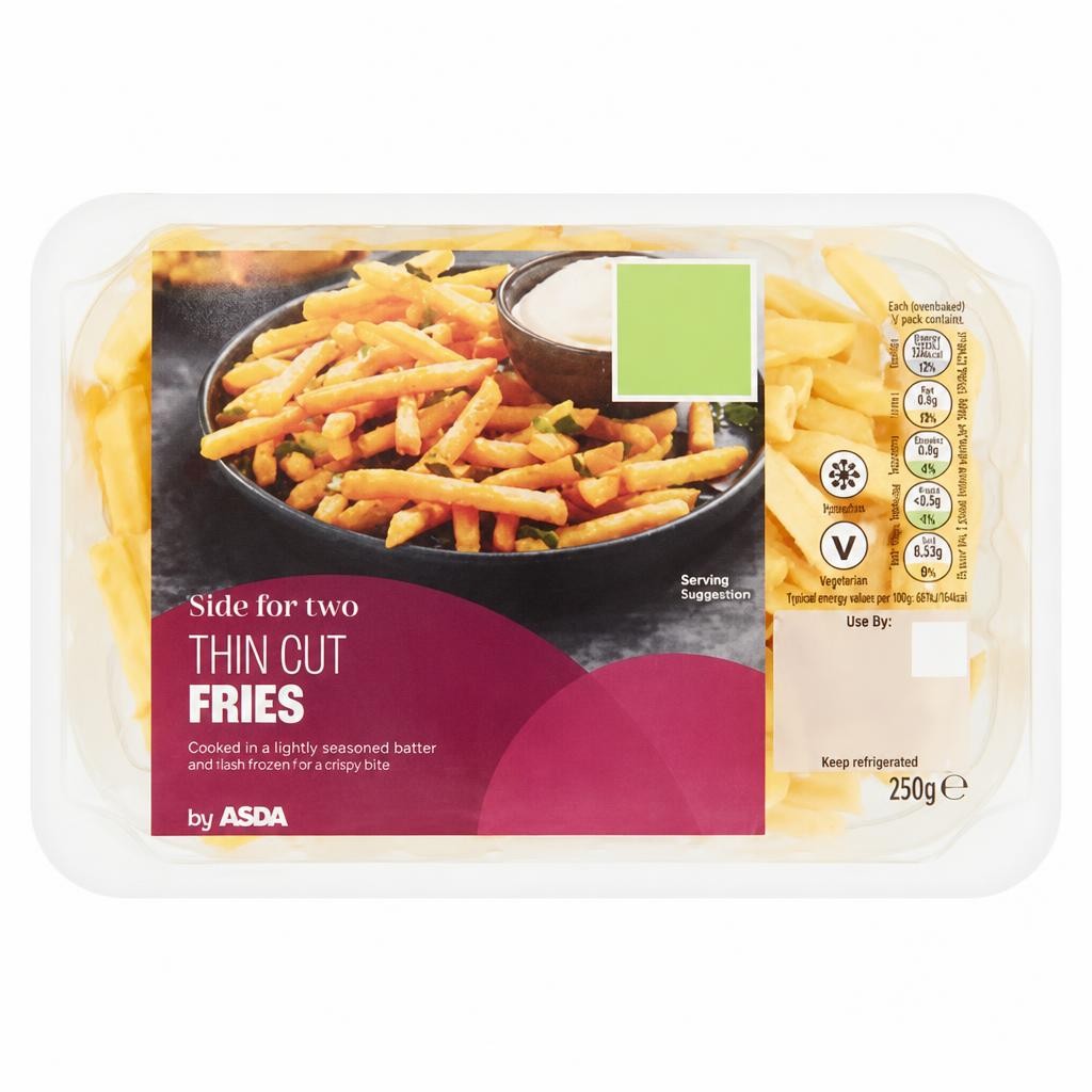 ASDA Side for Two Thin Cut Fries 250g