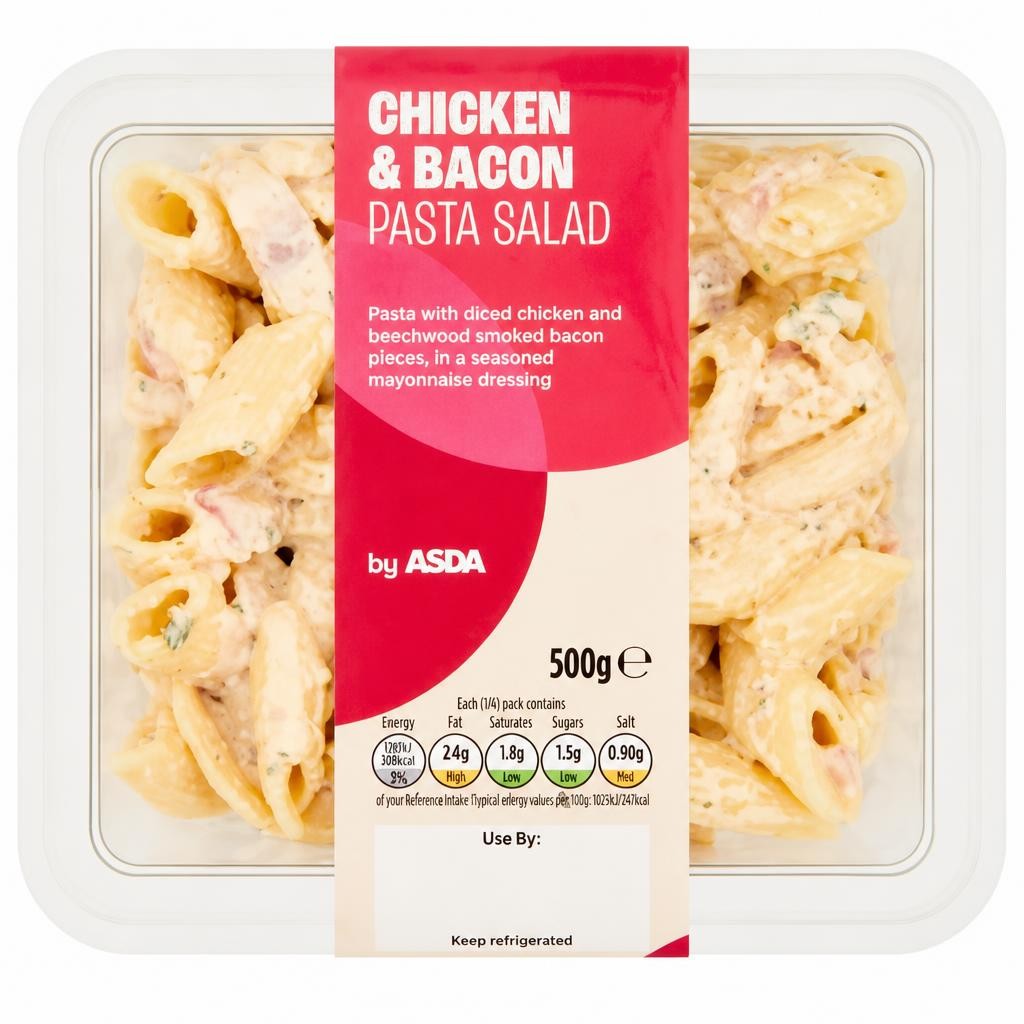 ASDA Chicken & Bacon Pasta Salad 500g