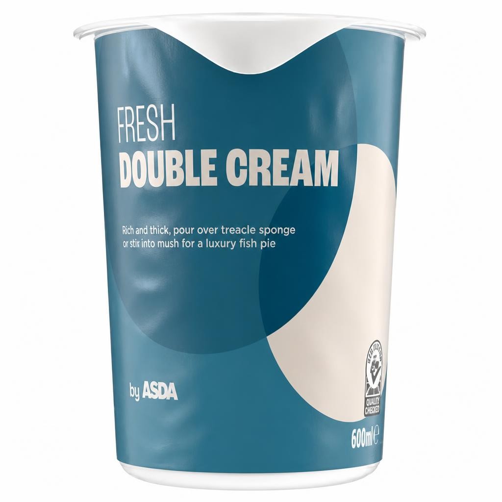 ASDA Fresh Double Cream 600ml