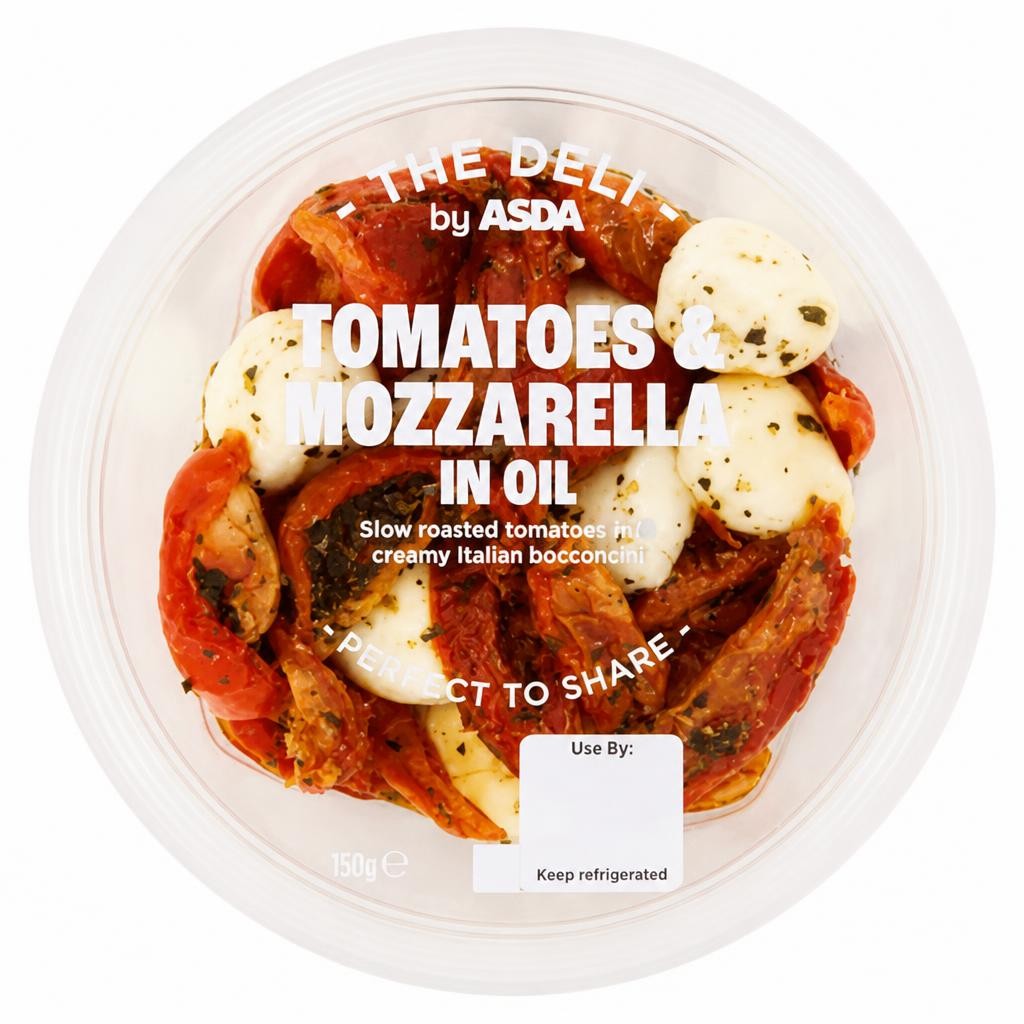 ASDA The Deli by  Tomatoes & Mozzarella in Oil 150g