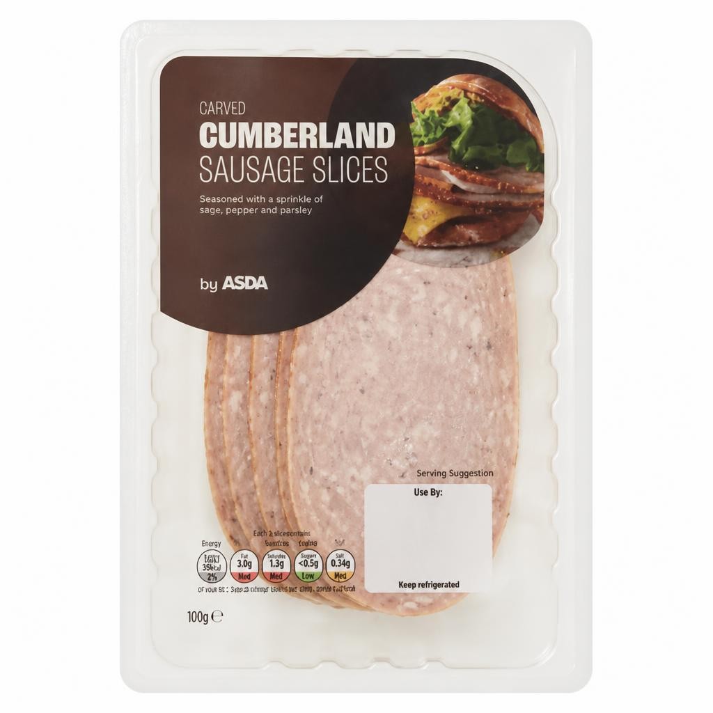 ASDA Carved Cumberland Sausage Slices 170g