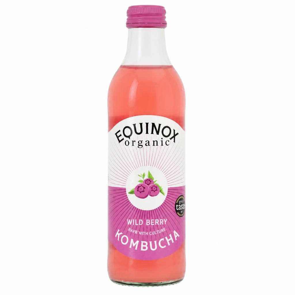 Equinox Organic Wild Berry Kombucha 275ml