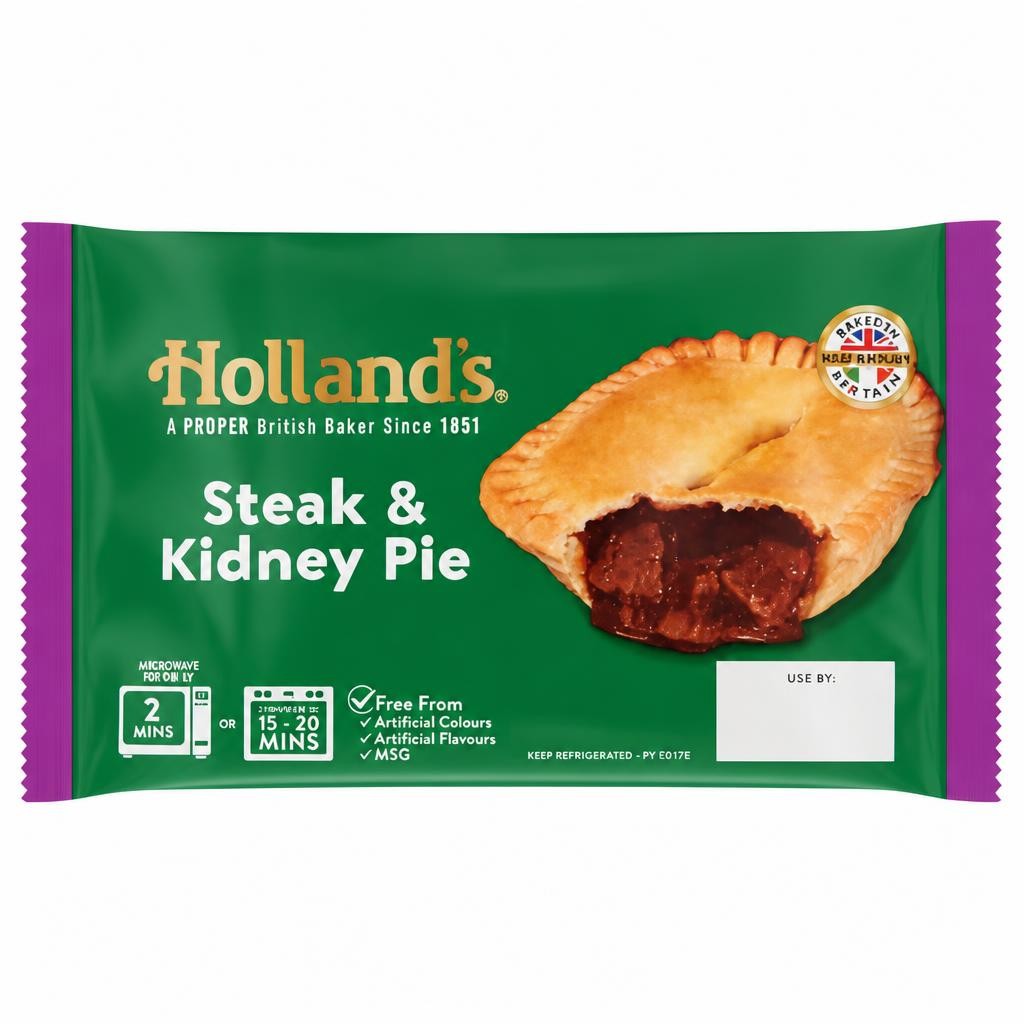 Holland's Steak & Kidney Pie