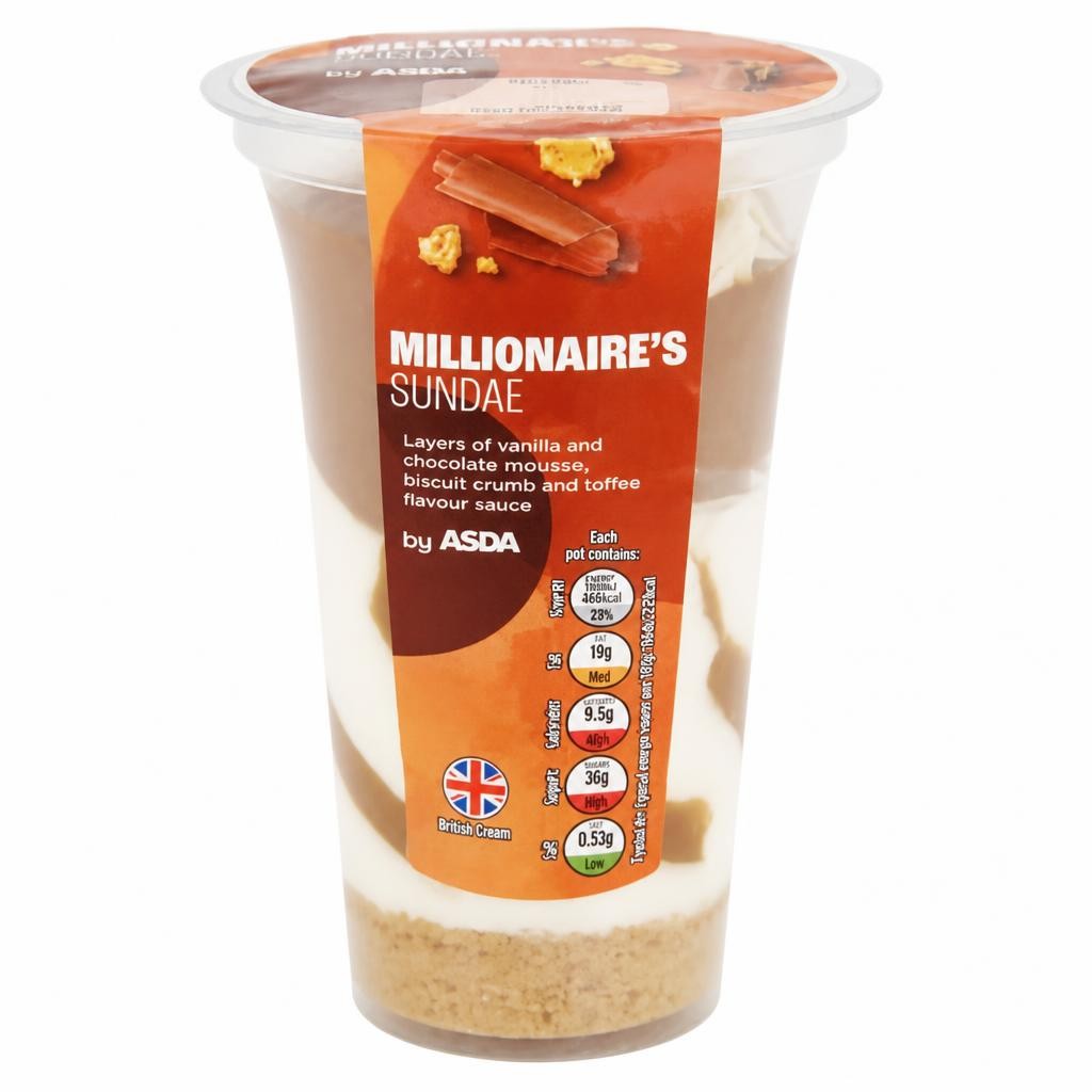 ASDA Millionaire's Sundae 125g