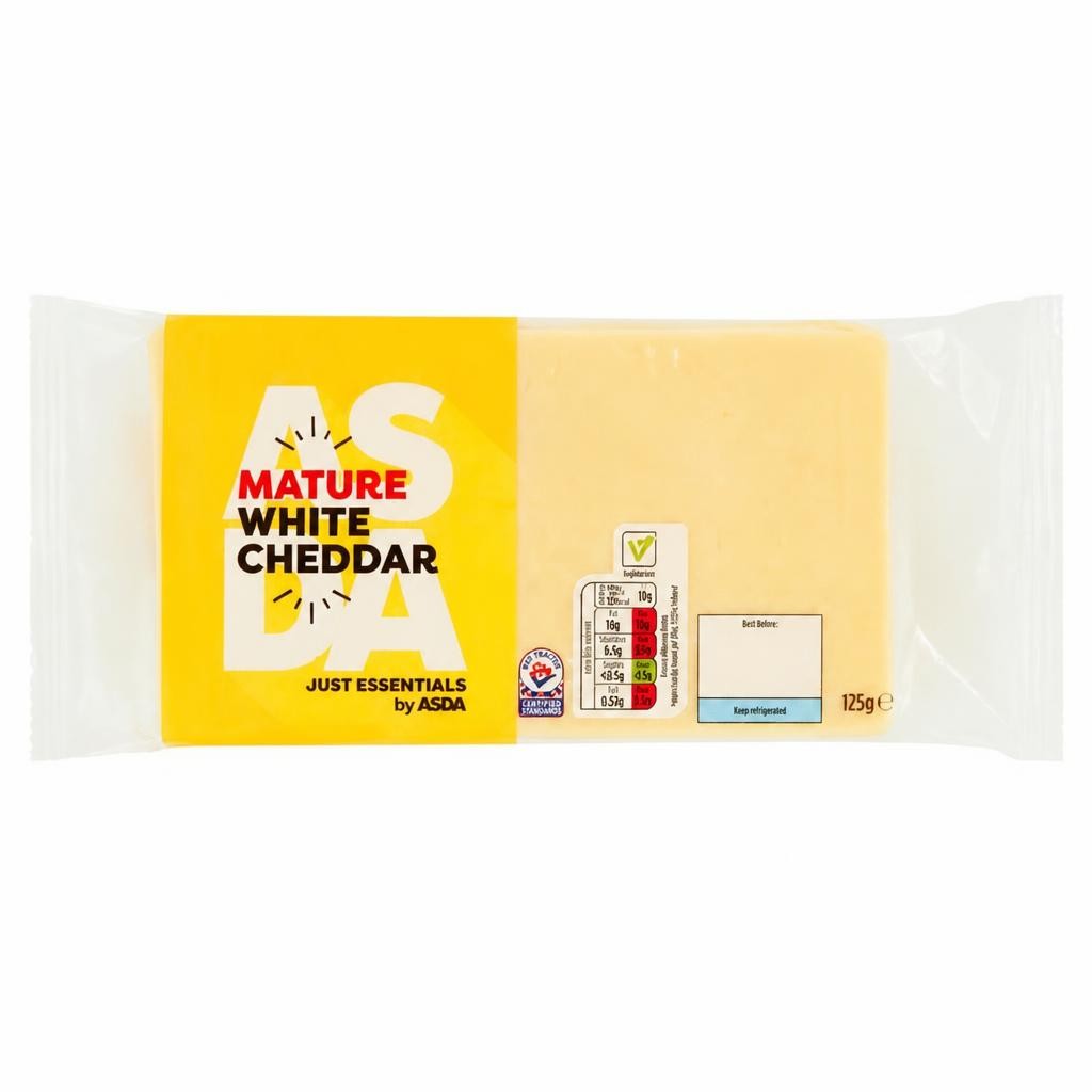 JUST ESSENTIALS by ASDA Mature White Cheddar 825g
