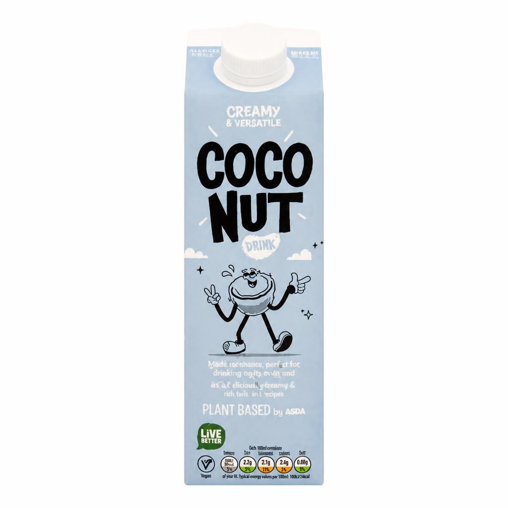 Plant Based by ASDA Plant Based Coconut Drink 1 Litre