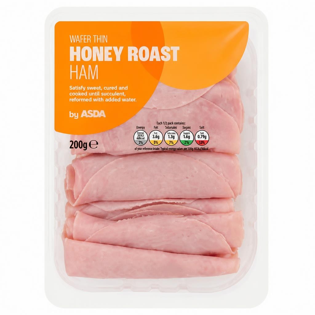 ASDA Wafer Thin Honey Roast Ham 200g