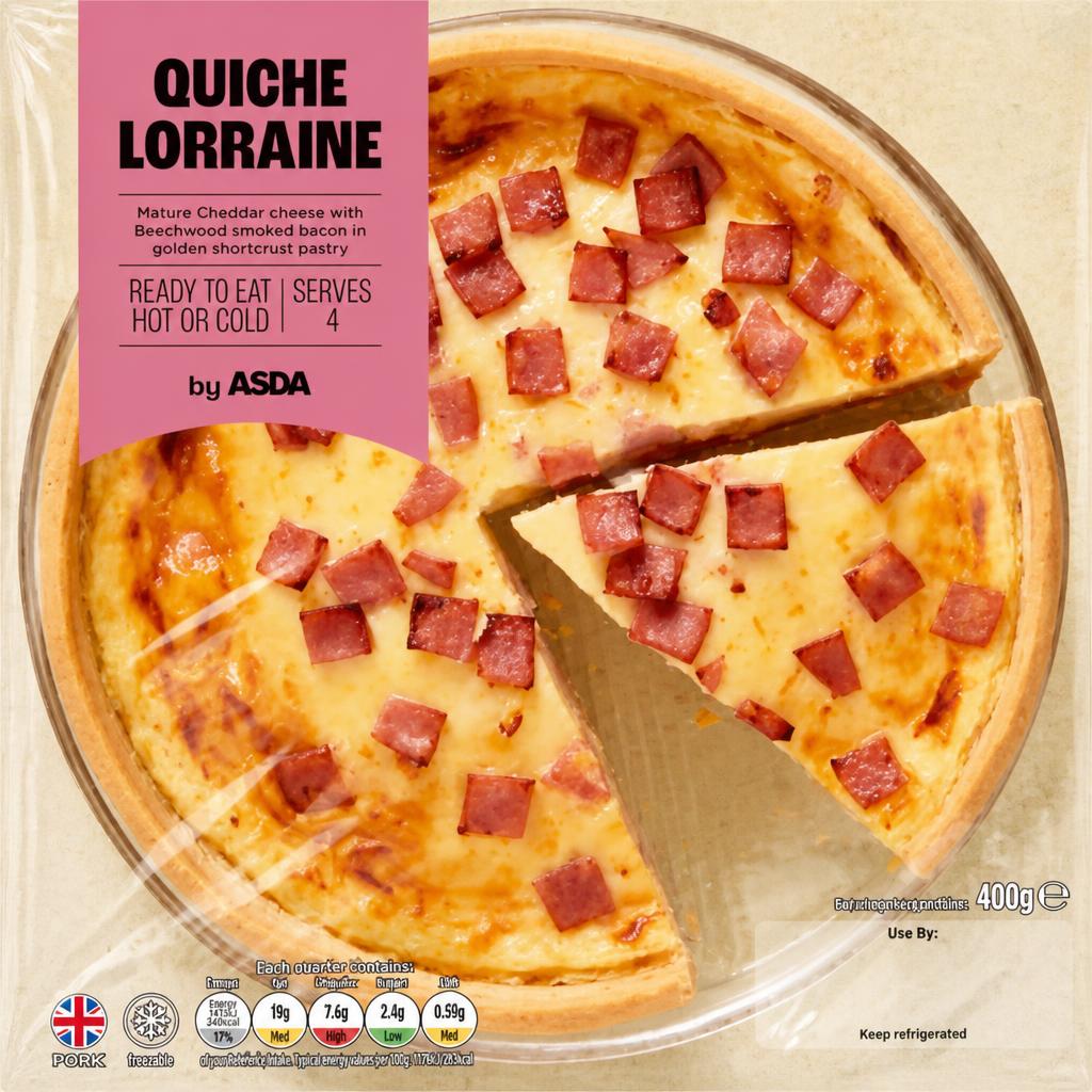 ASDA Quiche Lorraine 400g