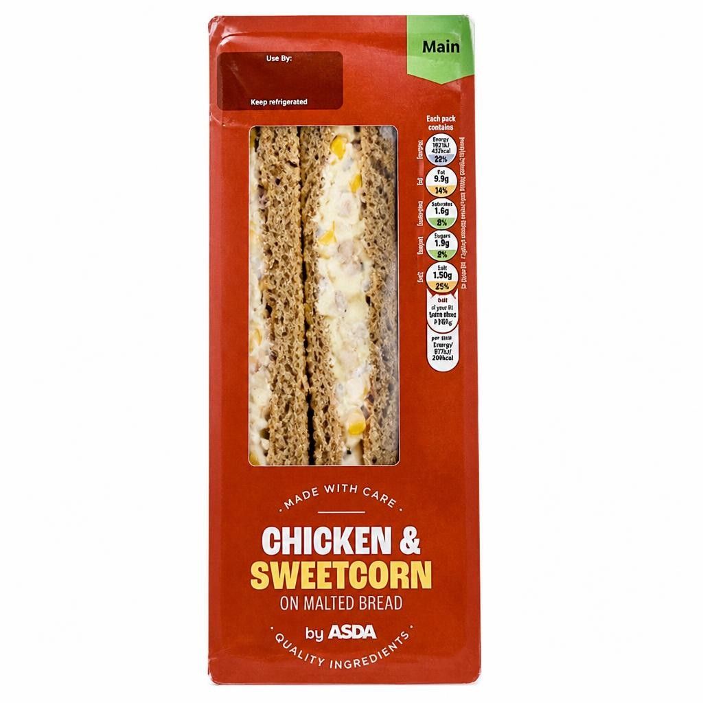 ASDA Chicken & Sweetcorn Sandwich