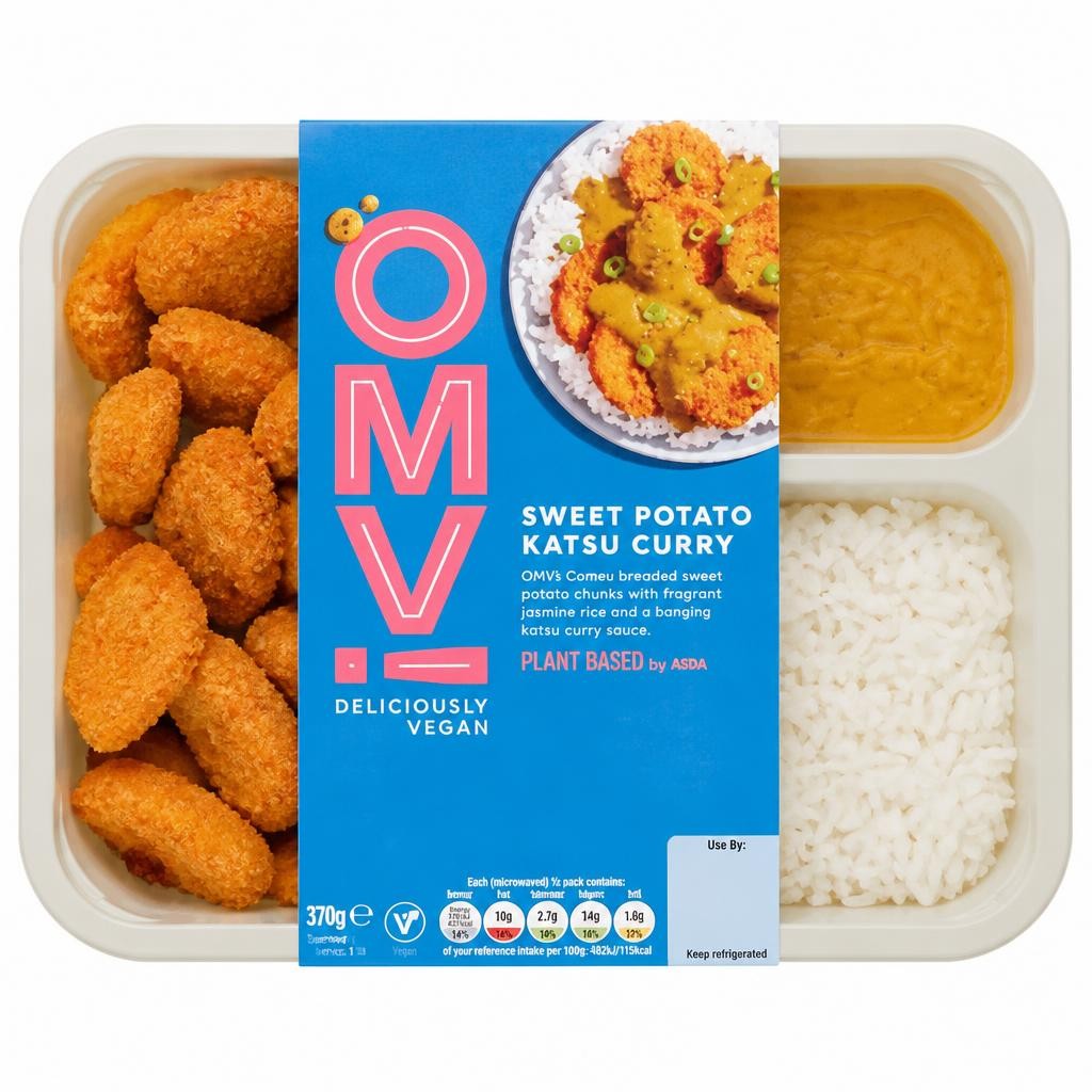 OMV! Deliciously Vegan Plant Based OMV! Sweet Potato Katsu Curry 370g