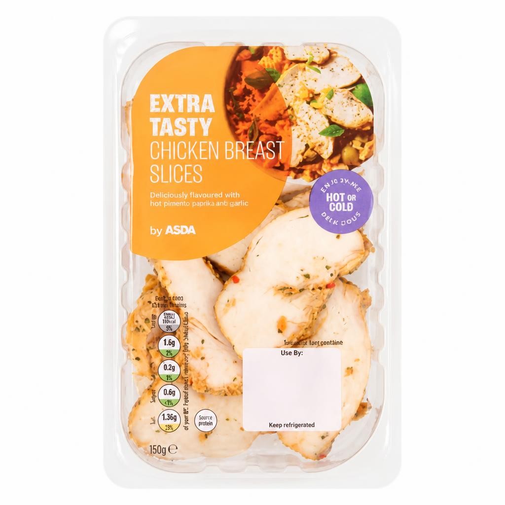 ASDA Extra Tasty Chicken Breast Slices 160g