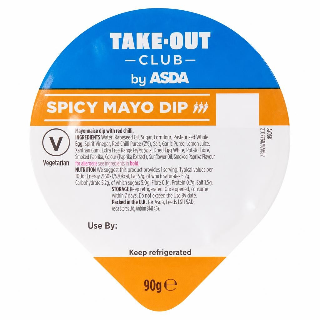 ASDA Take-Out Club Spicy Mayo Dip 90g