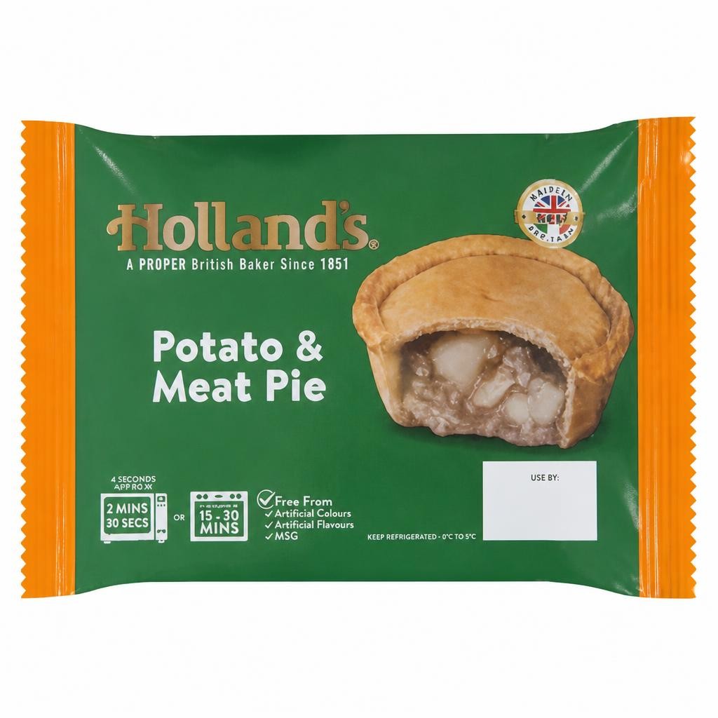 Holland's Potato & Meat Pie