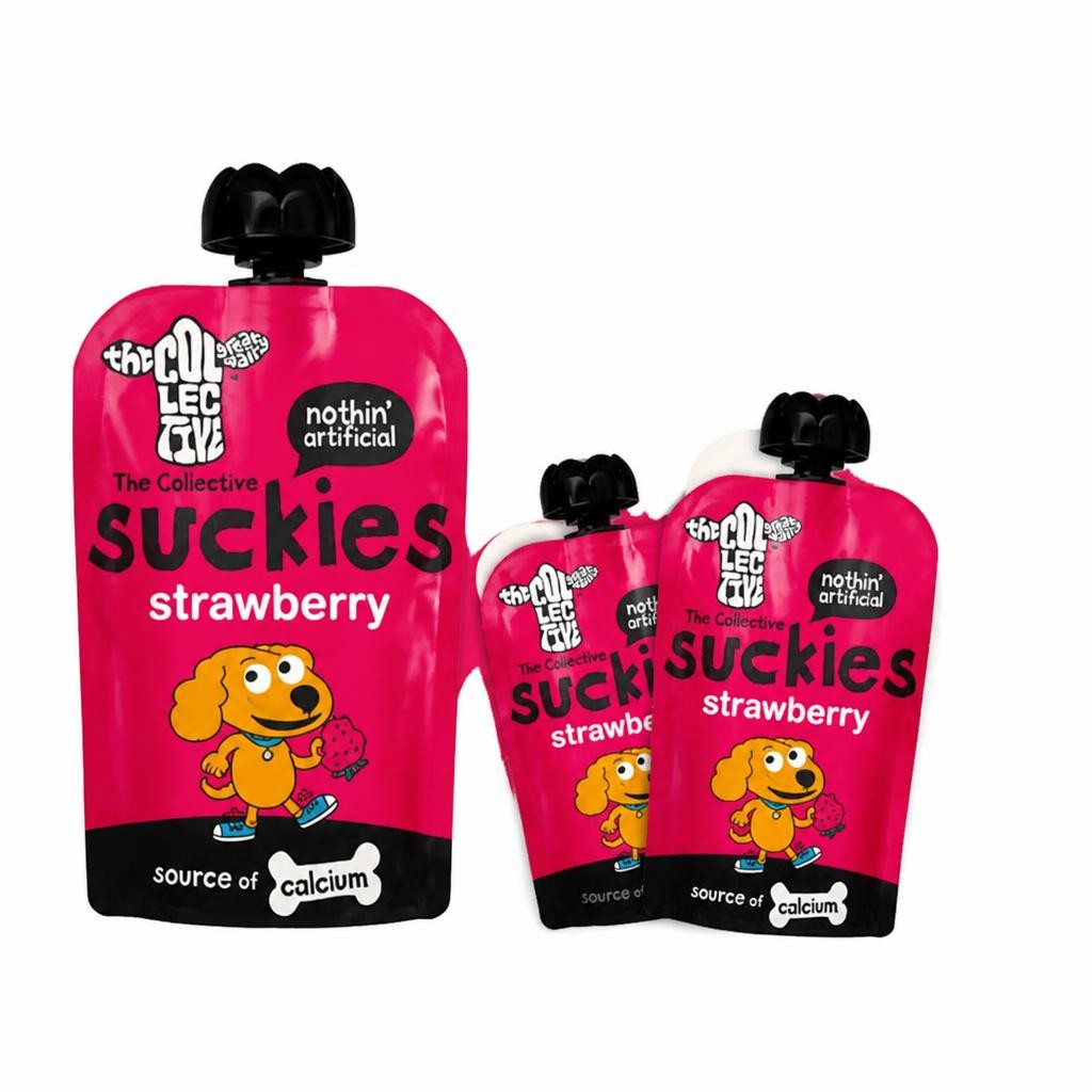 The Collective Suckies Fridge Pack Strawberry 6 x 90g