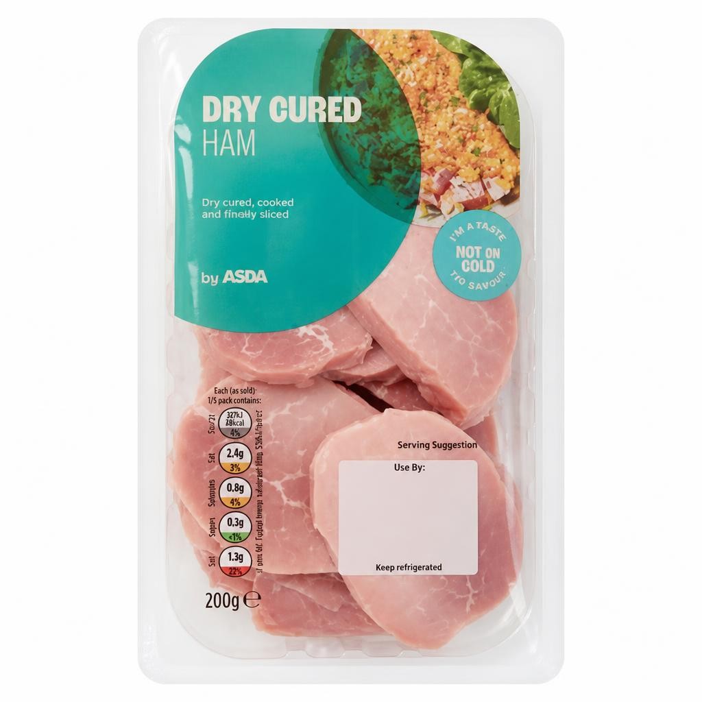 ASDA Dry Cured Ham 200g